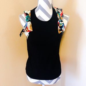 J Crew summer beach spring break Bow Shoulder Top Postcard Print GUC